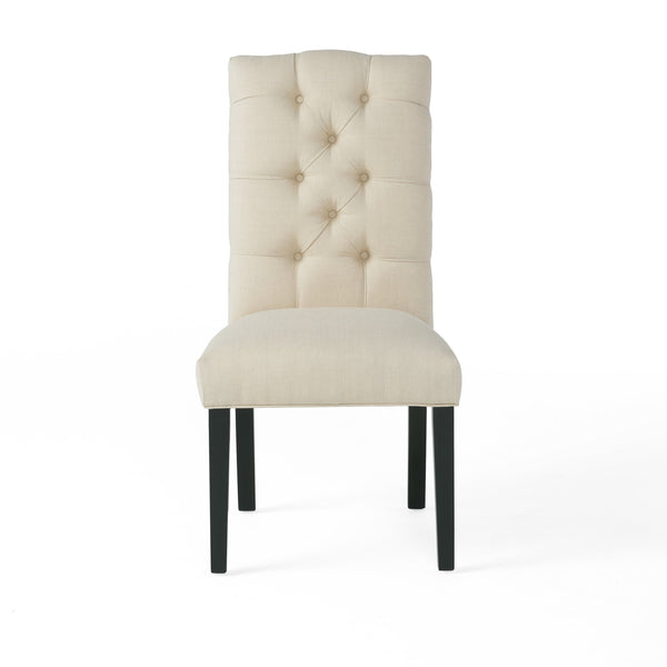 English Elm Harding Button Tufted Parsons Dining Chair Set of Two Upholstered Formal Seating 54266.00NTL