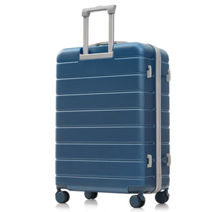 English Elm Premium Abs Hardshell 3 Piece Suitcase Set with Tsa Locks and Spinner Wheels Blue N726P296022C