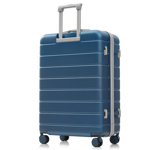 English Elm Premium Abs Hardshell 3 Piece Suitcase Set with Tsa Locks and Spinner Wheels Blue N726P296022C