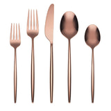 Lenox Cambridge Gaze Copper Mirror 20-Piece Flatware Set NO COLOR METAL 505320CKW12R