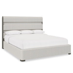 Bernhardt Prado King Panel Bed in Porcini Finish K1886