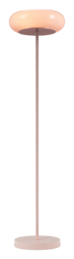 Zuo Modern Munk Floor Lamp Pink - Modern Design In High-quality Pvc & Steel For Chic Home Décor & Versatility Pink Pvc,Steel 56180-zuo-modern
