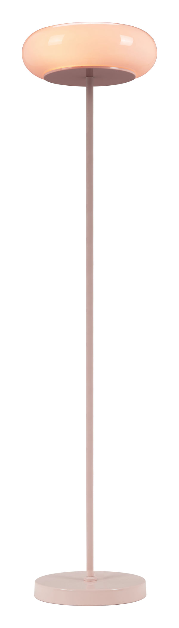 Zuo Modern Munk Floor Lamp Pink - Modern Design In High-quality Pvc & Steel For Chic Home Décor & Versatility Pink Pvc,Steel 56180-zuo-modern