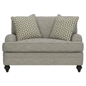Bernhardt Bernhardt Tarleton Chair — Made-To-Order Traditional Lounge Seating With Folded Arms, Turned Legs, Pillows B4263G