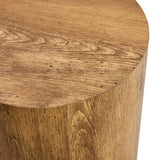 English Elm The Cylindrical Table With Its Patterned Design Can Be Easily Integrated Into A Variety Of Interior Styles, From Coffee Tables To Small Dining Tables, Workbenches Or Makeshift Writing Desks.