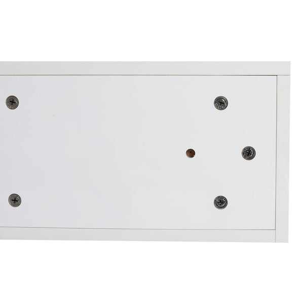 English Elm 24" Glossy White Bathroom Cabinet Floating Vanity with Soft-Close Drawer, Plywood Storage, KD-Packed W999P327472