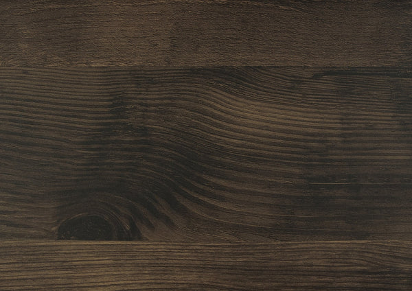 English Elm Rustic Jocelyn Nightstand in Brown Faux-Wood with Clipped Corners, Dual Drawers & Nickel Pulls B011P186840