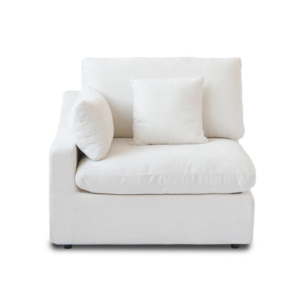 English Elm Sky Cloud Slope Sectional Sofa – Modular Linen L-Shaped Design With Washable Covers & Comfort B341S00029-GIGA