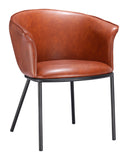 Garston Dining Chair Brown 110176 Zuo Modern