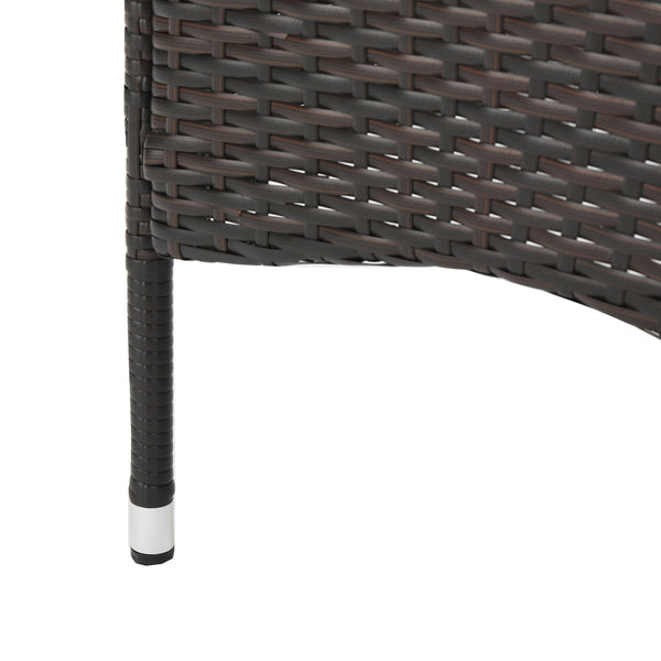 English Elm Clementine All-weather Pe Wicker Outdoor Dining Chairs Set of 2 Patio Seating N768P375856A