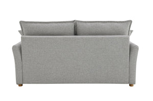 English Elm Oren Gray Chenille Sectional Sofa Sleeper w/ Queen Pull-Out, Hidden Storage, Pocket Coil Comfort B2726S00128