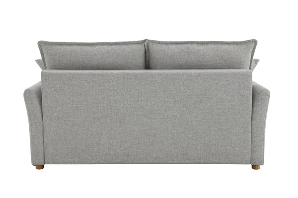 English Elm Oren Gray Chenille Sectional Sofa Sleeper w/ Queen Pull-Out, Hidden Storage, Pocket Coil Comfort B2726S00128