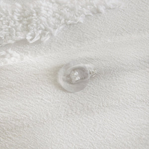 English Elm Full/Queen Bahari 3-Piece Tufted Cotton Chenille Palm Duvet Cover Set - Coastal, OEKO-TEX Certified Comfort B03597342