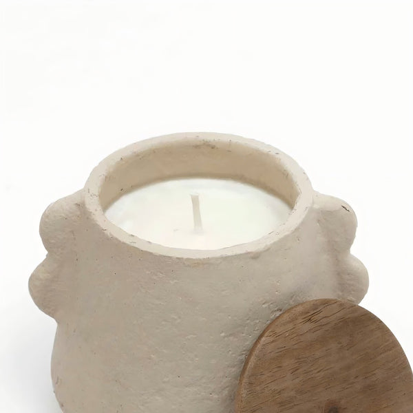 English Elm Jar Candle With Wooden Lid - Eco-Friendly 8Oz Vanilla Lavender Aromatherapy For Relaxation & Décor B346P369764