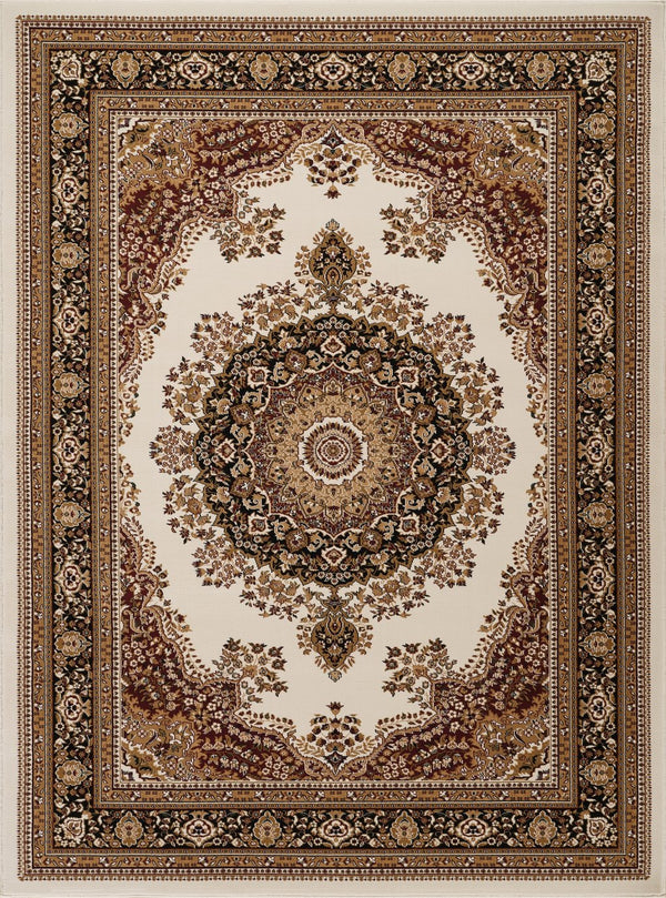 English Elm Manchester Ivory Area Rug - Timeless 2'7" X 9'10" Runner For High-Traffic Areas & Easy Care B186P316798