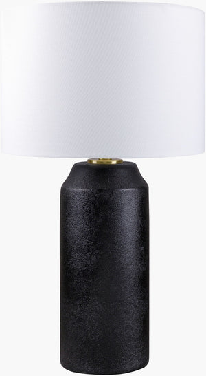 Livabliss Eclat Ceramic Table Lamp with Linen Shade Rustic Traditional Glow for Any Room ECL-002