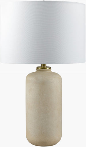 Livabliss Eclat Ceramic Base Table Lamp with Linen Shade for Warm Rustic Living Room Glow ECL-003