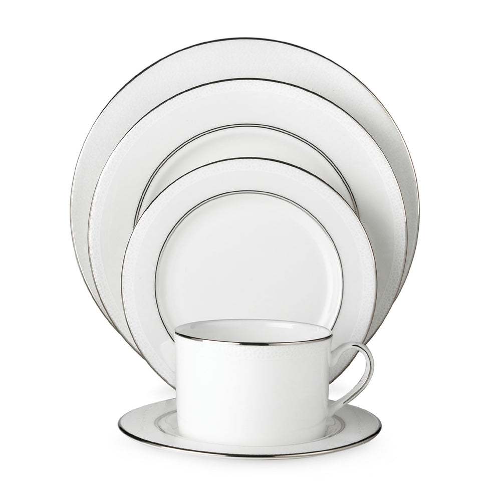 Lenox Kate Spade Cypress Point 5-Piece Place Setting White, WHITE BONE CHINA 6383350