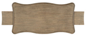 Hooker Furniture Corsica Rustic Acacia Writing Desk With Reclaimed Finish, Center Drawer & Pullout Shelves, 60" 5180-10459