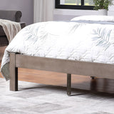 Christopher Knight Home® - Noble House - Norland Modern Farmhouse Acacia Wood Queen Bed Platform