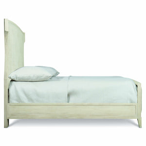 Bernhardt Bernhardt East Hampton King Upholstered Panel Bed With Cerused Linen Finish, Button-Tufted Elegance K1238