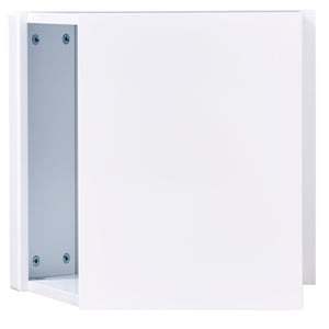 Homelegance By Top-Line Delrico Modular Stacking Storage Bins White MDF