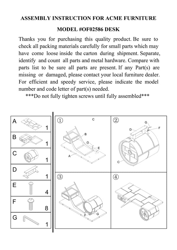 English Elm Brancaster Bronze Aluminum & Oak Finish Desk with Wireless Charging, USB-A Ports & Self-Close Drawers B2726S00083