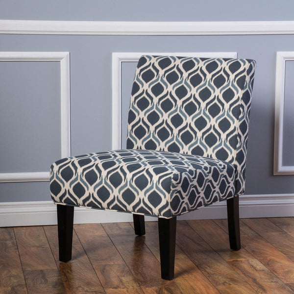 English Elm Accent Chair with Rubberwood Legs Plush Upholstery for Modern Living Spaces N771P218155B