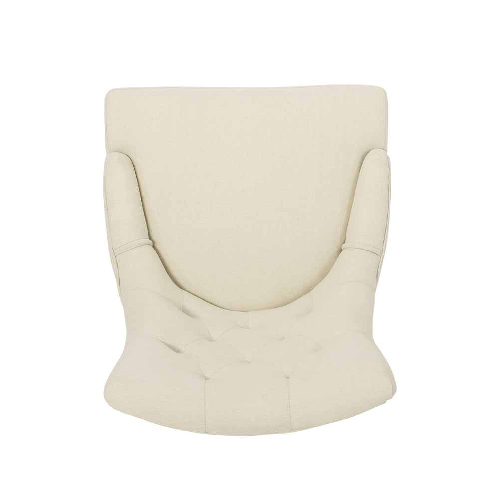 English Elm Christopher Knight Home® - Cheney Dining Chair Set Of 2 - Modern Beige Upholstered Chairs With Diamond Tufting For Comfort 54181.00F
