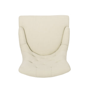 English Elm Christopher Knight Home® - Cheney Dining Chair Set Of 2 - Modern Beige Upholstered Chairs With Diamond Tufting For Comfort 54181.00F