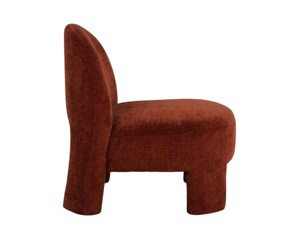Sunpan MYRTLE Lounge Chair in Opera Spice - Plush Comfort, Modern Design for Stylish Living Spaces & Lounges 112364