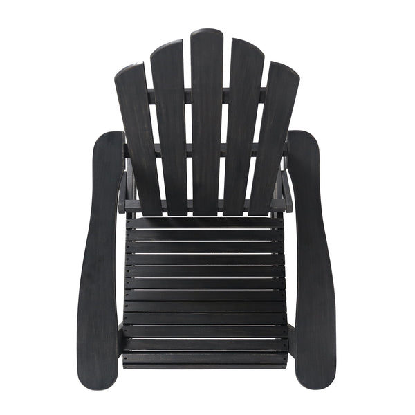 English Elm Christopher Knight Home® - HOLLYWOOD Acacia Wood Foldable Adirondack Chair for Patio & Poolside — Weather-Resistant, Classic Comfort DARK GREY 39.25 L x 24.5 W x 7.75 H 62399.00DGRY