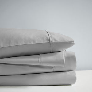 English Elm 4-piece Heiq Smart Temperature Cotton Blend Sateen Sheet Set with Deep Pockets B035P437420