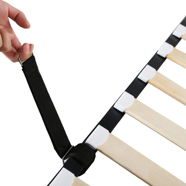 English Elm King Upholstered Hydraulic Storage Bed with Vertical Stripe Headboard, Linen Upholstery, 660lb Capacity Beige SF000285AAA