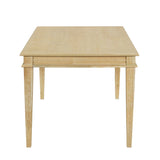 Martha Stewart Bella Farm House Parsons Dining Table MT121-1195 Natural