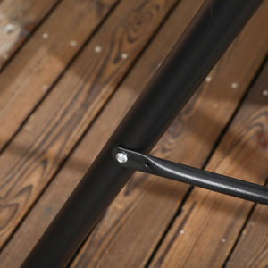 English Elm Outsunny 3-Person Outdoor Swing Bench With Adjustable Canopy, Steel Frame For Patio, Garden & More W2225P174128-GIGA