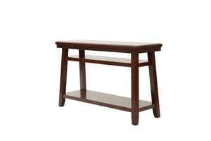 English Elm Bold Modern Walnut Console Table with Open Shelf, Solid Rubberwood Legs, 47" x 16" x 30" for Living Room B011P396187