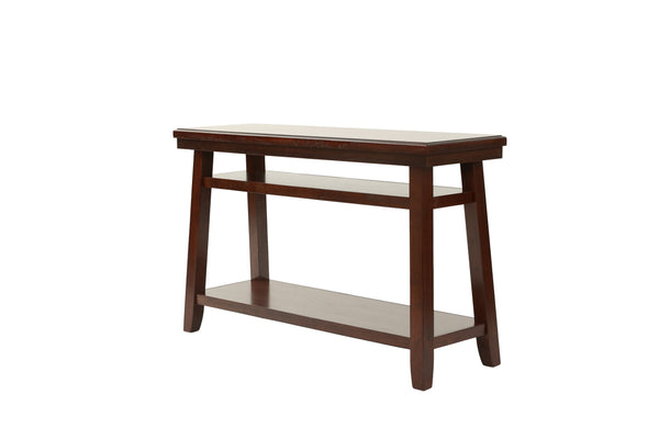 English Elm Bold Modern Walnut Console Table with Open Shelf, Solid Rubberwood Legs, 47" x 16" x 30" for Living Room B011P396187