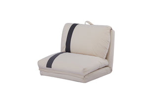 English Elm ARIA Modern Floor Sofa Bed with 6-Position Adjustable Back, Quick 5-Second Fold, Corduroy Comfort Beige W3391P324405