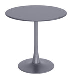 Soleil Dining Table Gray 704037 Zuo Modern