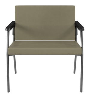 OSP Home Furnishings Bariatric Big and Tall Guest Chair with Reinforced Metal Frame for Waiting Rooms Sage BC9603-R106