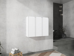 English Elm 12" Bathroom Side Cabinet - Space-Saving Design With Reversible Soft-Close Doors For Modern Storage W999S00279