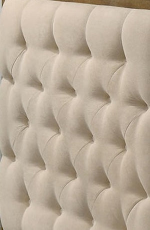 English Elm Transitional Twin Daybed with Diamond Tufted Back and Wood Trim, Versatile Seating & Sleeping Solution Natural,Oak 48 L x 46 W x 11 H B2741S00662