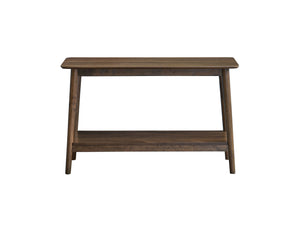 English Elm Lamonte Walnut Sofa Table With Shelf - Contemporary Accent Piece For Living Room Or Entryway Decor B2726P320784