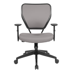 OSP Home Furnishings Silver Ion Antimicrobial Ergonomic Office Chair with Lumbar Support and Adjustable Arms Stratus 5500D-R103