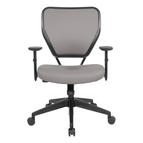 OSP Home Furnishings Silver Ion Antimicrobial Ergonomic Office Chair with Lumbar Support and Adjustable Arms Stratus 5500D-R103