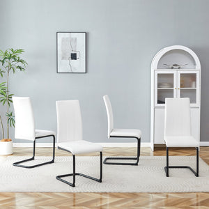 English Elm A Set of 2 Glam Faux Alligator Pvc Barstools with Crystal Buckle Detail Black,White W1512P491834