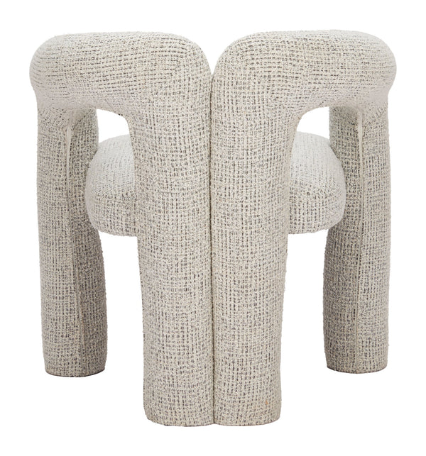 Zuo Modern Buis Dining Chair Gray - Modern, Durable Design With Textured Fabric & Pine Wood For Versatile Use Gray 100% Polyester,Pine Wood 110488-zuo-modern