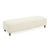 Christopher Knight Home® - Noble House - - Comfortable Ottoman, White