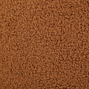 English Elm Modern Boucle Upholstered Barrel Accent Chair with Plush Round Seat, Slim Back & Natural Wood Legs Orange 30.51 L x 30.51 W x 30.1 H B011P308570